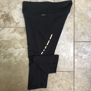Jockey Gray Capri Legging with Wide Waistband